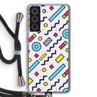 8-bit N°8: Samsung Galaxy S21 FE Transparant Hoesje met koord