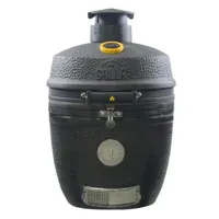 GRLLR Ember Classic 18 Built In Charocal Black Kamado BBQ Mat Zwart GRLLR Ember Classic 18 Built In Charocal Black Kamado BBQ Mat Zwart