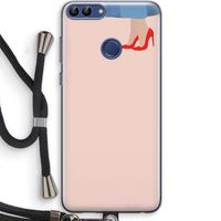 High heels: Huawei P Smart (2018) Transparant Hoesje met koord