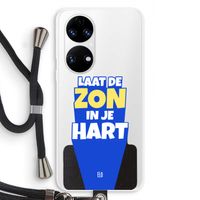 Laat de zon in je hart: Huawei P50 Transparant Hoesje met koord