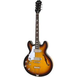 Epiphone Original Collection Casino LH Vintage Sunburst linkshandige semi-akoestische gitaar