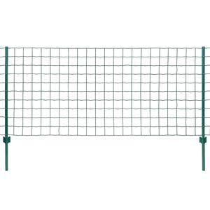 VidaXL Euro hek 20x1 m staal groen
