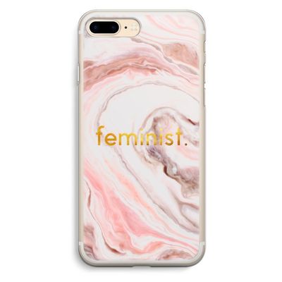 Feminist: iPhone 7 Plus Transparant Hoesje