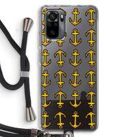 Musketon Anchor: Xiaomi Redmi Note 10 Pro Transparant Hoesje met koord