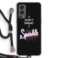 Sparkle quote: OnePlus Nord 2 5G Transparant Hoesje met koord
