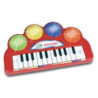 Bontempi keyboard Magic Light 22 toetsen rood 28 cm - thumbnail