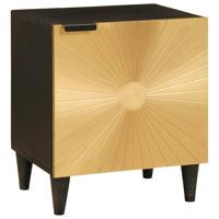 Nachtkastje Zwart en Goud 40 x 33.5 x 46 cm