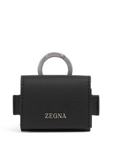 Zegna étui pour AirPods Pro en cuir - Noir