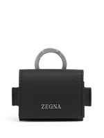 Zegna étui pour AirPods Pro en cuir - Noir - thumbnail