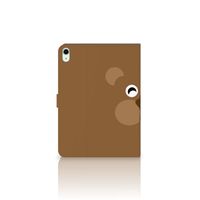 iPad Air (2020/2022) 10.9 inch Hippe Tablet Hoes Bear Brown