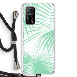 Palmbladeren: Xiaomi Mi 10T 5G Transparant Hoesje met koord