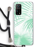 Palmbladeren: Xiaomi Mi 10T 5G Transparant Hoesje met koord