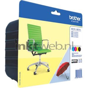 Brother LC-229XL Multipack zwart en kleur cartridge