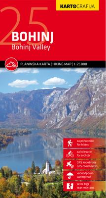 Wandelkaart Bohinj | Kartografija