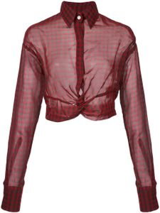 Haculla blouse à carreaux - Rouge