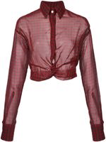 Haculla blouse à carreaux - Rouge