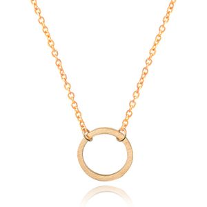 Hippe dames ketting Circle Rose