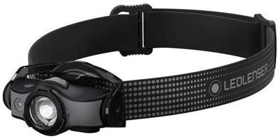 Een zaklamp Ledlenser MH 5 Black-Grey