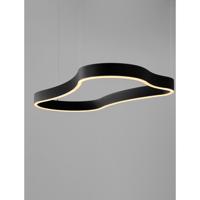 Lyora Natuurlijke vorm hanglampDussa zwart 90cm - 9345691