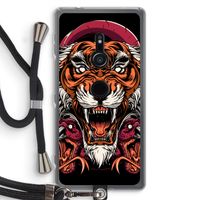 Tiger and Rattlesnakes: Sony Xperia XZ2 Transparant Hoesje met koord - thumbnail