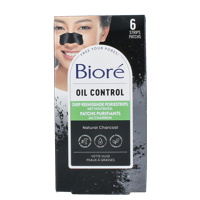 Biore Diep reinigende poriestrips houtskool 6 Stuks