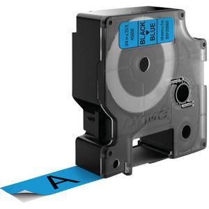 DYMO D1 -Standard Labels - Black on Blue - 19mm x 7m