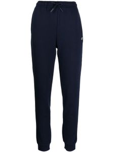 Lacoste pantalon de jogging à taille haute - Bleu