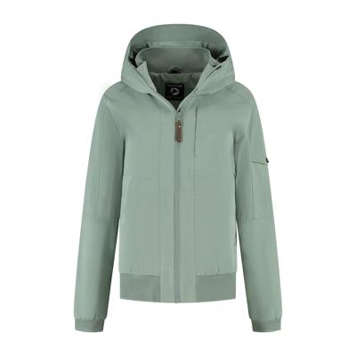 Travelin&apos; Women - Waterproof jack - Groen - Maat 3XL