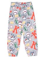 Kenzo Kids pantalon de jogging à imprimé graphique - Gris - thumbnail