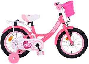 Volare Ashley Kinderfiets Meisjes 14 inch Roze/Rood