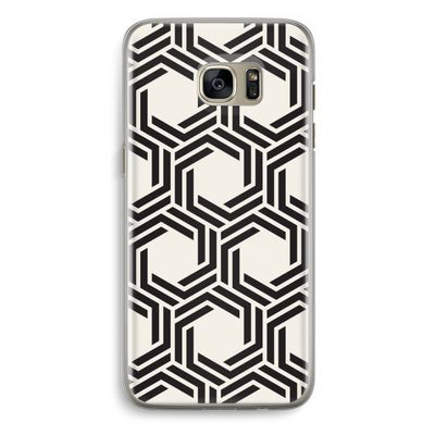 Geometrisch patroon: Samsung Galaxy S7 Edge Transparant Hoesje