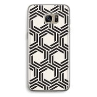 Geometrisch patroon: Samsung Galaxy S7 Edge Transparant Hoesje