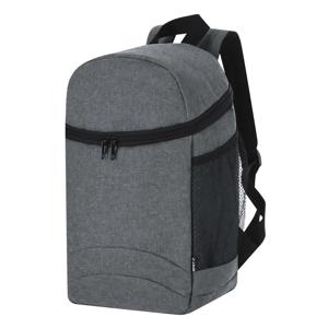 Koel rugtas Playa - grijs - voor lunchpakket of drankjes - 11 liter - 22 x 37 x 14 cm - koeltas