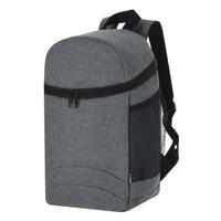 Koel rugtas Playa - grijs - voor lunchpakket of drankjes - 11 liter - 22 x 37 x 14 cm - koeltas