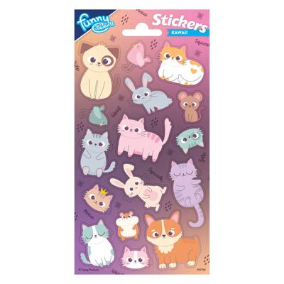 Totum Stickervel animals kawaii
