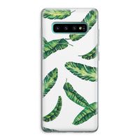 Lange bladeren: Samsung Galaxy S10 Plus Transparant Hoesje