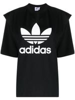 adidas t-shirt à mancherons - Noir