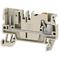 Weidmüller 2675820000 Doorgangsserieklem Push-In-klem, Steekaansluiting Donkerbeige 100 stuk(s)