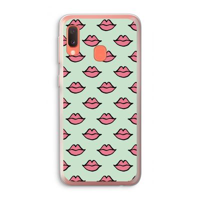 Lipjes: Samsung Galaxy A20e Transparant Hoesje