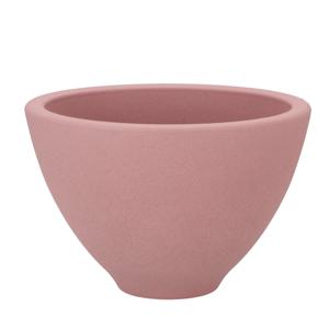 DK Design Bloempot/plantenpot - Vinci - lichtroze mat - voor kamerplant - D15 x H23 cm