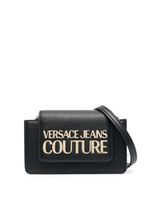 Versace Jeans Couture sac à bandoulière à plaque logo - Noir