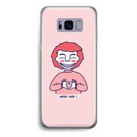 Hartje: Samsung Galaxy S8 Plus Transparant Hoesje