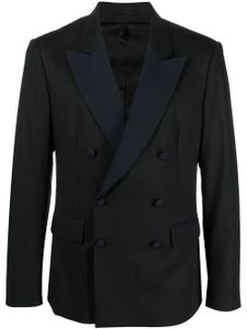 Karl Lagerfeld blazer à boutonnière croisée - Noir
