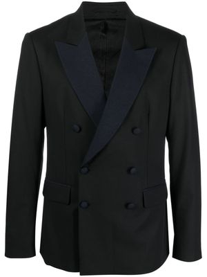 Karl Lagerfeld blazer à boutonnière croisée - Noir