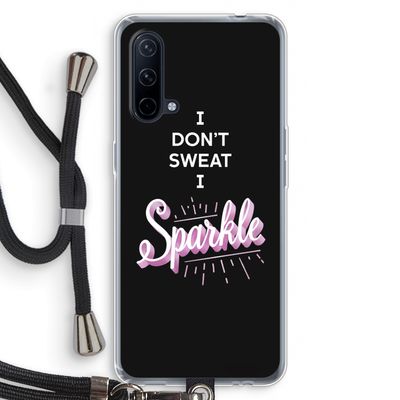 Sparkle quote: OnePlus Nord CE 5G Transparant Hoesje met koord
