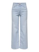 Only Onlmadison Blush Hw Wide Dnm Cro495 Noos Loose Fit Light Blue Bleached Denim