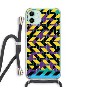 Skew Bee 3: iPhone 11 Transparant Hoesje met koord