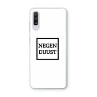 Negenduust vierkant: Samsung Galaxy A70 Transparant Hoesje