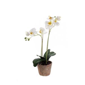 Phalaenopsis kunst plant in pot 42 cm roze - Kunstplanten