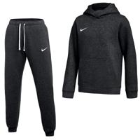 Nike Park 26 Fleece Pullover Hoodie Joggingpak Kids Zwart Wit